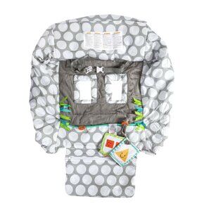 Boppy Shopping Cart & High Chair Cover – Neutral Polka Dot (Like New)